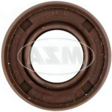 Asafdichting - Lippakking - Oliekeerring - Met stoflip - 10x19x8 mm - Bruin