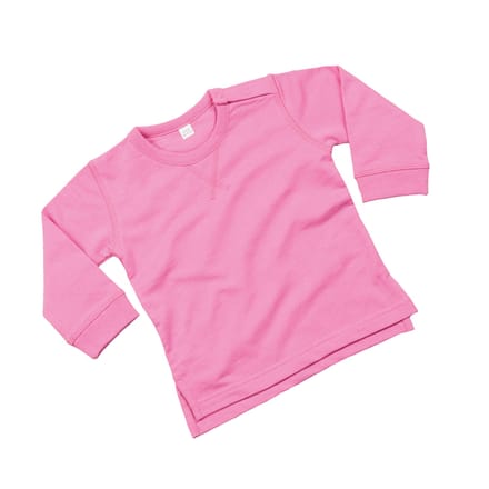 Babybugz Effen babytrui (Bubblegum Roze)
