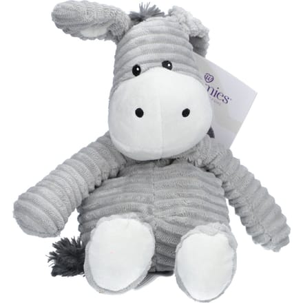 Warmies Warmteknuffel Ezel Ribstof 21 cm