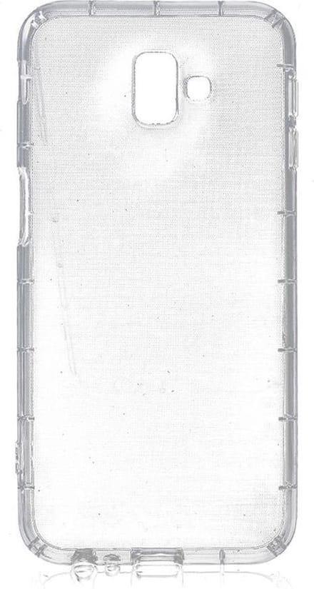 Shop4 - Geschikt voor Samsung Galaxy J6 Plus Hoesje - Zachte Back Case Drop Proof Transparant
