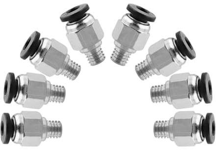 Pneumatische stekker PC4-M6 voor 3D-printers - 10 stuks