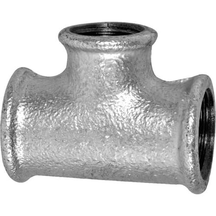 Toolstation T-stuk verloop nr.130 verzinkt 1"x3/4"x1"