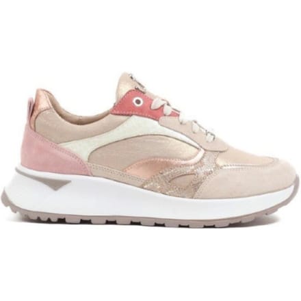 Footnotes beige leren dames sneakers - Silke