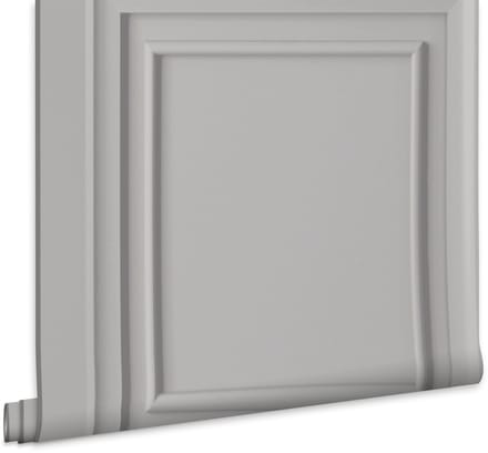 Laura Ashley Redbrook Wood Panel Behang - Houten Panelen - 10mx52cm - Grijs