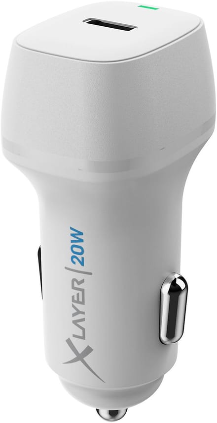 XLayer USB-auto-oplader 20W 1 x USB-C 20W Wit