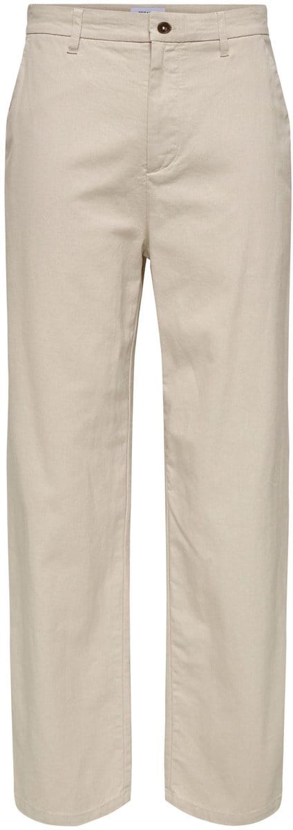 ONLY&SONS - ONSBOB LOOSE COT LIN 0007 PANT - Heren - Broeken