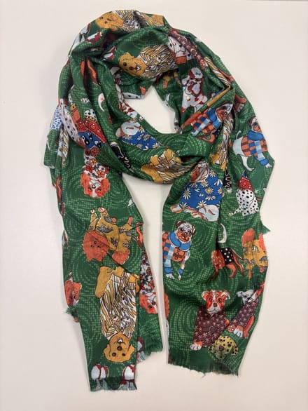 Leuke honden sjaal met glitter 20% katoen / 80% viscose