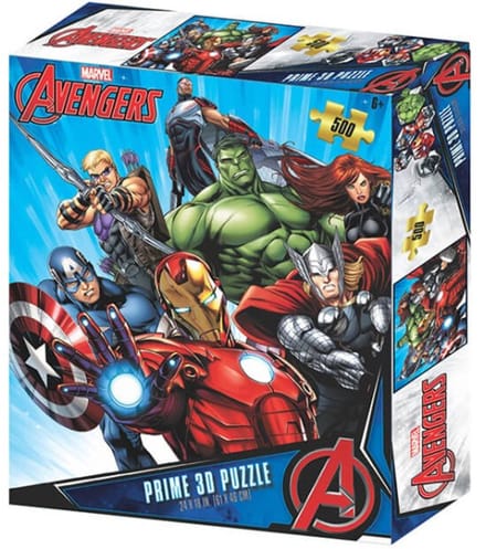 Prime 3D Avengers - Prime 3D Puzzel (500)
