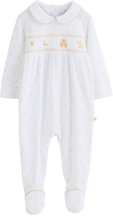 Next - Pasgeboren unisex - Eid babypyjama - Wit