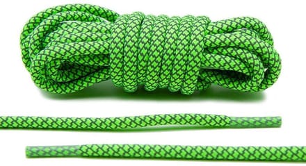 Reflecterende schoenveters - 125cm - Groen