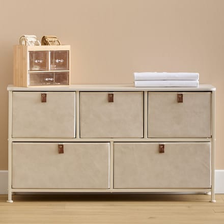 Eazy Living Commode met 5 Manden Verdun Beige