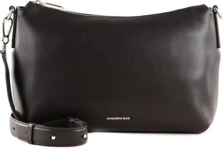 MANDARINA DUCK Leren Schoudertas Luna Crossover Mole Donkerbruin