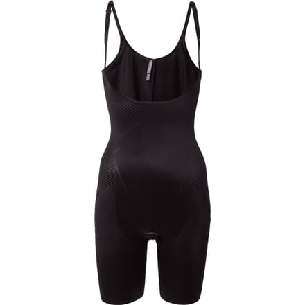 SPANXshape™ Invisible Open-Bust Mid-Thigh Bodysuit - Zwart - Maat M