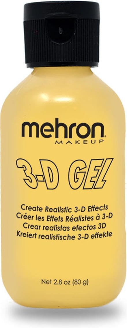 Mehron 3-D Gel voor het maken van wonden en littekens - transparant - 60 ml