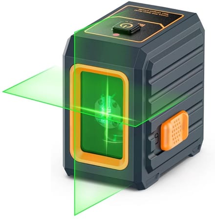 SNJY® Kruislijnlaser - Afstandsmeter - Lasermeter - 30 Meter - 360° - Op Batterijen - Zwart