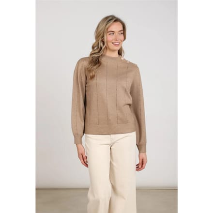 Nukus Nkf03085 60 molly pullover strass taupe