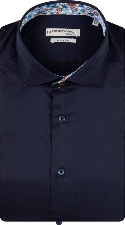 Giordano – Locarno – Heren – Overhemd - Two-ply Overhemd – Blue – 617815-60