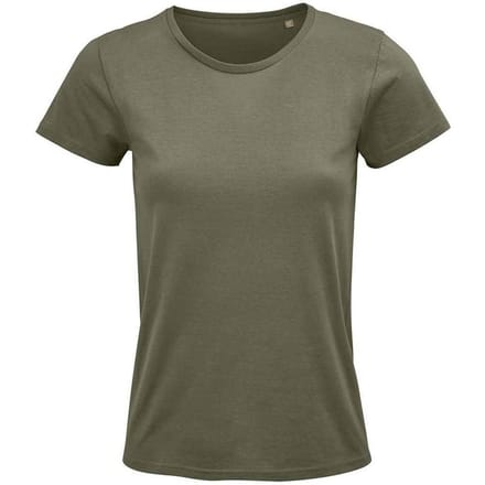 SOLS Dames/dames Crusader Organisch T-shirt (Khaki)