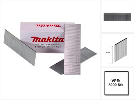 Makita F-31928 Brad 38mm. VE=5000