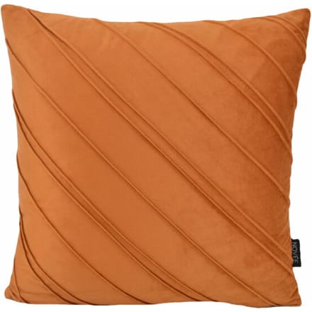 NOVÉE Sierkussen velvet stripe terra | 45 x 45 cm | velvet / polyester