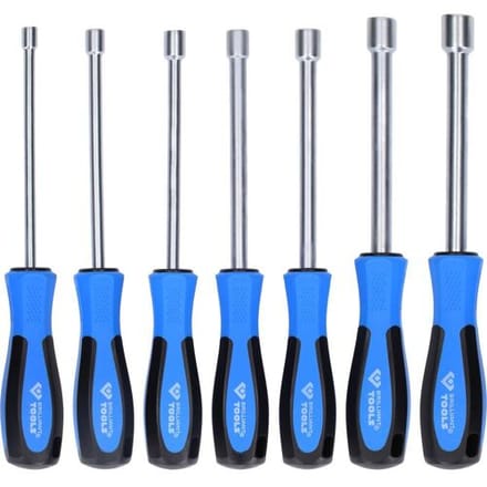 BRILLIANT TOOLS Doppen-schroevendraaierset 7-delig 5 - 12 mm - BT031070