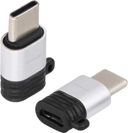 2x OTG Kabel Converter - USB C naar Micro USB Adapter - Micro-USB (Female) to USB-C (Male) Verloop