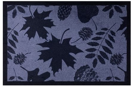 Deurmat Leaves Shadow antraciet - 40x60 cm