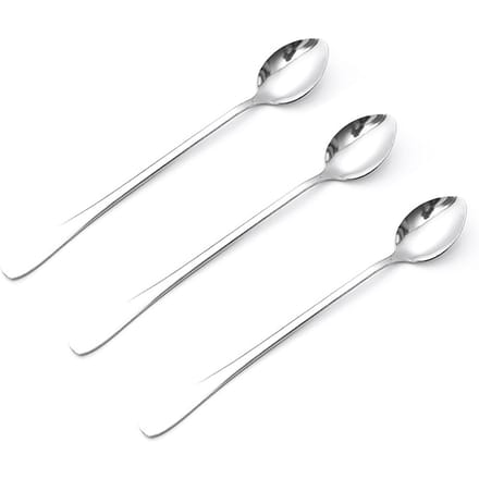 Lepels met lange steel Roestvrij staal Elegant Multifunctioneel Roerlepels voor Koffie Thee Dessert