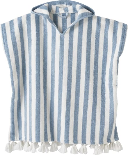 Vertbaudet Gestreepte badponcho voor kinderen