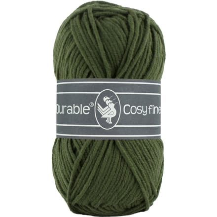 Durable Cosy Fine - 2149 dark olive - Katoen/Acryl Garen