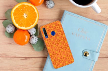 Honor 20 Lite TPU bumper Batik Oranje