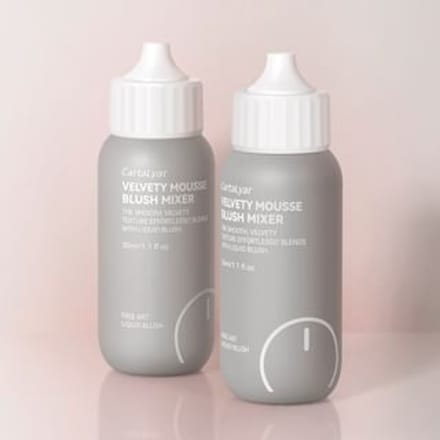 CartaLyar - Velvety Mousse Blush Mixer - 2 Colors 02# Light Gray - 30ml