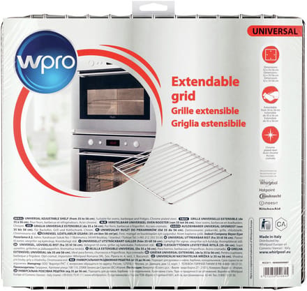WPRO Verstelb.ovenrooster Rvs