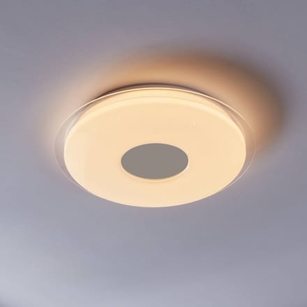 EGLO connect.z Lanciano-Z Smart Plafondlamp - Ø 56 cm - Wit/Grijs - Instelbaar wit licht - Dimbaar - Zigbee