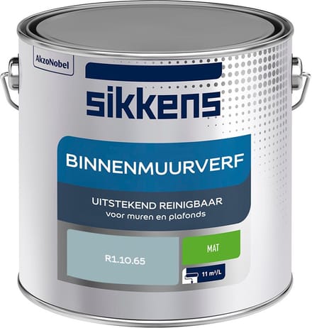 Sikkens - Binnenmuurverf Mat - R1.10.65 - Mengverf - 2,5 L
