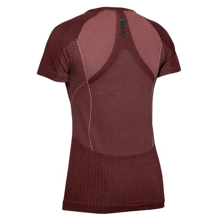 Under Armour Dames Seamless Training Top T-shirt Rood 1351602 628