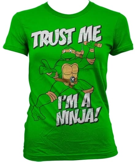 Teenage Mutant Ninja Turtles Dames Tshirt -M- Trust Me, I'm A Ninja Groen