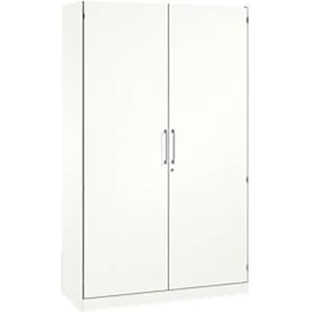 Vleugeldeurkast ASISTO C 3000, 5 ordnerhoogten, B 1200 mm, wit/wit