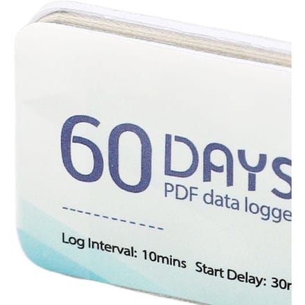 USB Temperatuur Data Logger 10000 Groepen Opslag Hoge Nauwkeurigheid Wegwerpbaar Draagbare Temperatuur Logger white