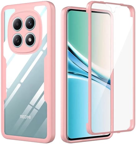 Hoesje geschikt voor Xiaomi Redmi Note 15 4G - Techsuit ColorVerse 360 Case met Screenprotector - Roze