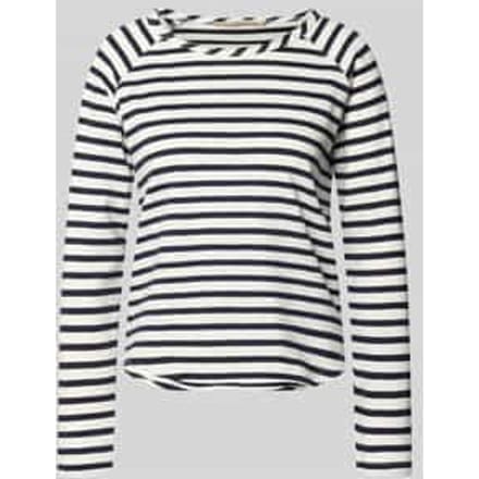 Longsleeve met ronde hals en gerolde zoom