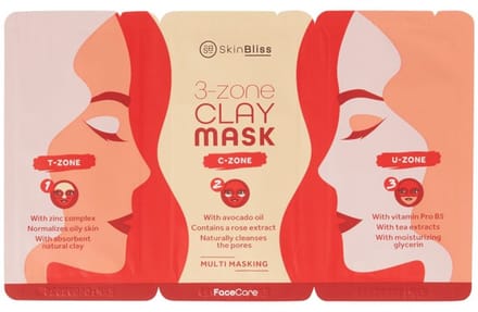 Skinbliss 3-zone Clay Mask