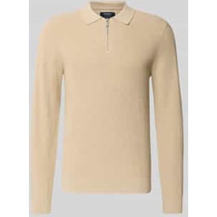 Gebreide pullover met reverskraag