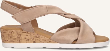 Gabor 761 Sandalen - Met Sleehak - Dames - Beige - Maat 43