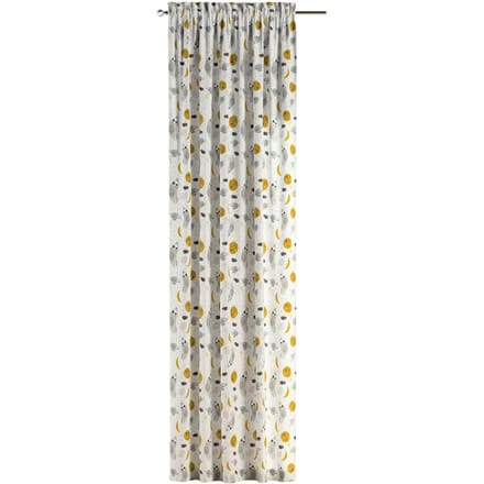 Gordijn met split en volants Yellow Tipi Magic Collection
