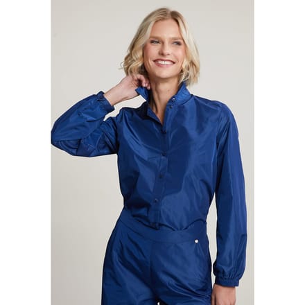 River Woods Blue Taffeta Blouse Long Sleeves Größe: 36 | Blusen Outlet | Damen | Blau