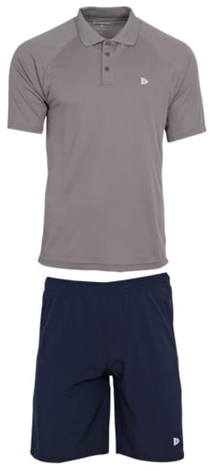 Donnay - Multi Sportset Zac - Trainingsset - Navy/Steel Grey (730) - maat S