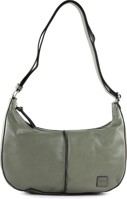 FREDsBRUDER Leren Schoudertas Ginsberg Shoulderbag Sage Groene