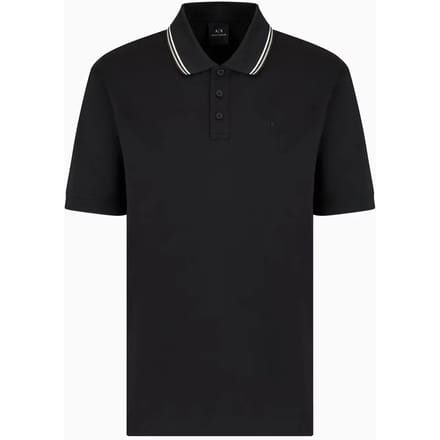 Armani Exchange Xm000466_af10337 Korte Mouw Poloshirt Zwart S Man