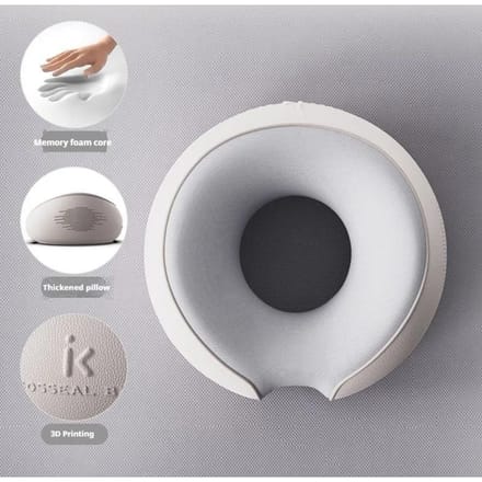 Upgrade Face Down Kussen Spa Meester Massagetafel Universeel Hoofdsteun Gezichtskussen Zacht Spa Massagetafel Stoel Schuim Gezichtskussen Professionele Kwaliteit gray
